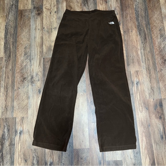 The North Face | Brown Fleece Straight Leg Pants - Picture 1 of 8